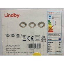 Lindby - ZESTAW 3x LED Oprawa wpuszczana ANDREJ LED/4W/230V
