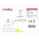 Lindby - Żyrandol na lince DELIRA 5xE14/40W/230V matowy chrom