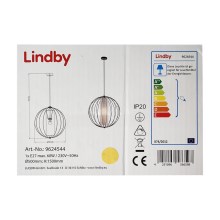 Lindby - Żyrandol na lince KORIKO 1xE27/60W/230V