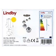 Lindby - Żyrandol na lince RAVENA 3xE27/40W/230V + 2xE27/25W/230V