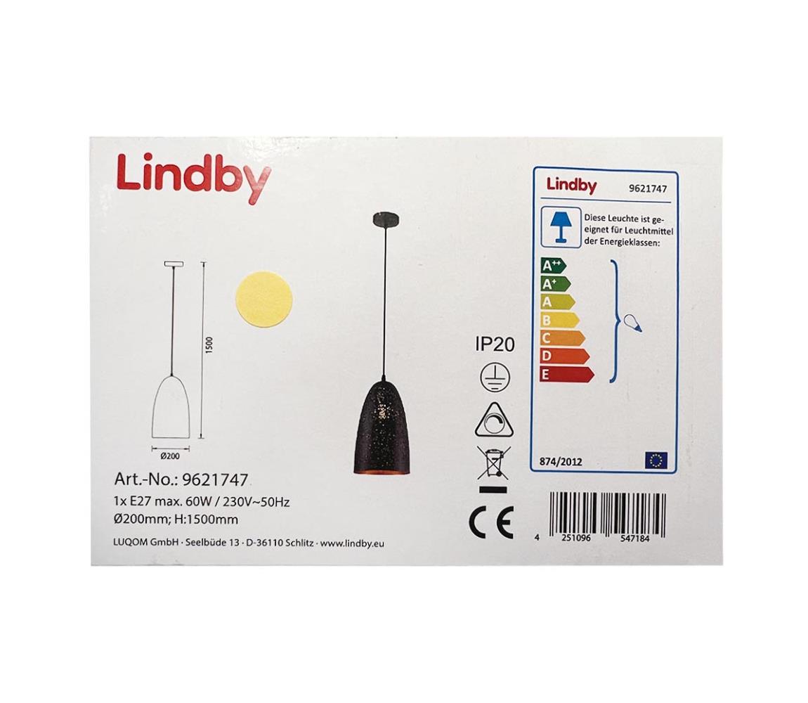 Lindby - Żyrandol na lince TOLA 1xE27/60W/230V