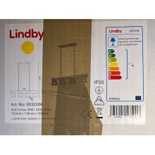 Lindby - Żyrandol na lince WATAN 4xE14/28W/230V