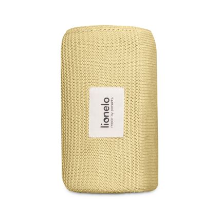 Lionelo - bambusowy koc BAMBOO BLANKET 75x100 cm cytrynowy