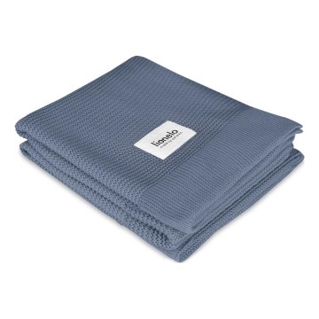 Lionelo - Bambusowy kocyk BAMBOO BLANKET 75 x 100 cm Niebieski