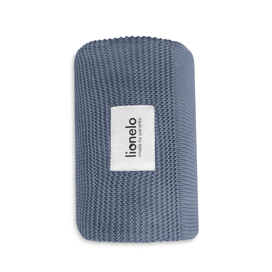 Lionelo - Bambusowy kocyk BAMBOO BLANKET 75 x 100 cm Niebieski