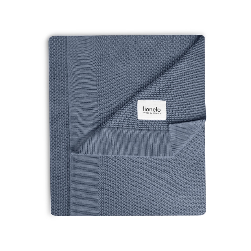 Lionelo - Bambusowy kocyk BAMBOO BLANKET 75 x 100 cm Niebieski
