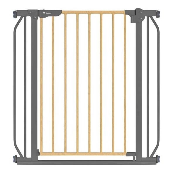 Lionelo - Bariera bezpieczeństwa TRUUS SLIM czarna/beżowa
