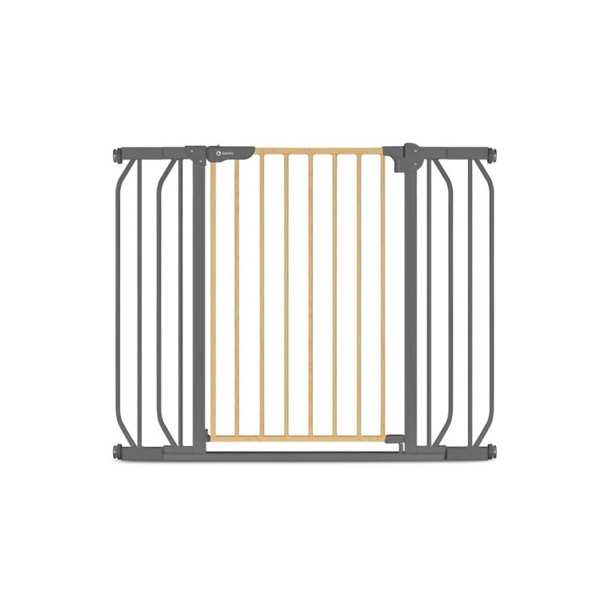 Lionelo - Bariera bezpieczeństwa TRUUS SLIM czarna/beżowa