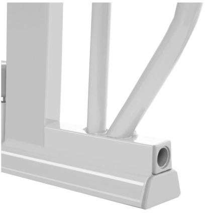 Lionelo - Bariera bezpieczeństwa TRUUS SLIM LED 1xAAA szary