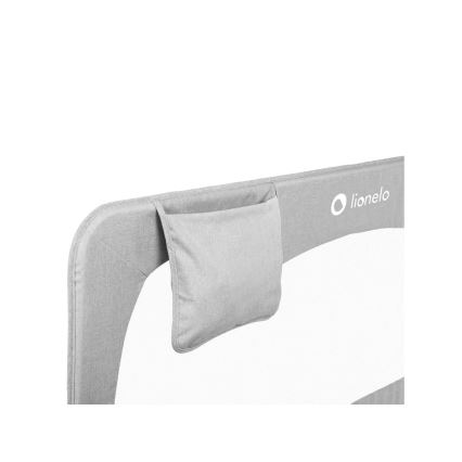 Lionelo - Barierka ochronna do łóżka HANNA Szary Melange