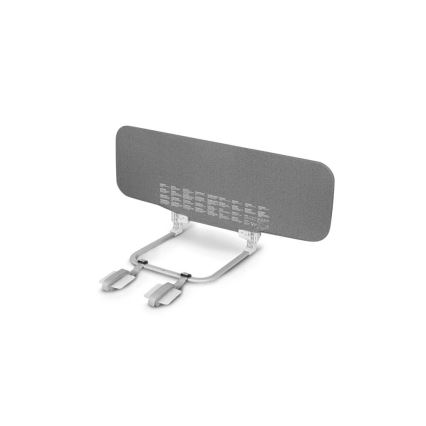 Lionelo - Barierka zabezpieczająca do łóżka LORA ciemnoszara