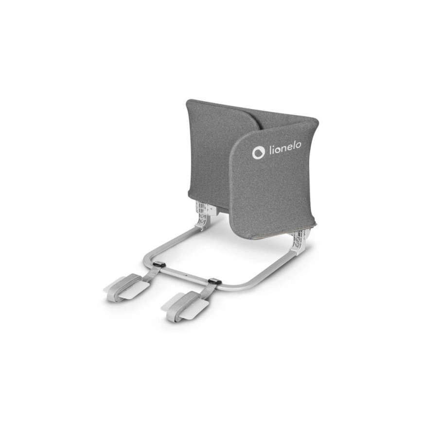 Lionelo - Barierka zabezpieczająca do łóżka LORA ciemnoszara