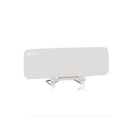 Lionelo - Barierka zabezpieczająca do łóżka LORA szara