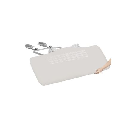 Lionelo - Barierka zabezpieczająca do łóżka LORA szara