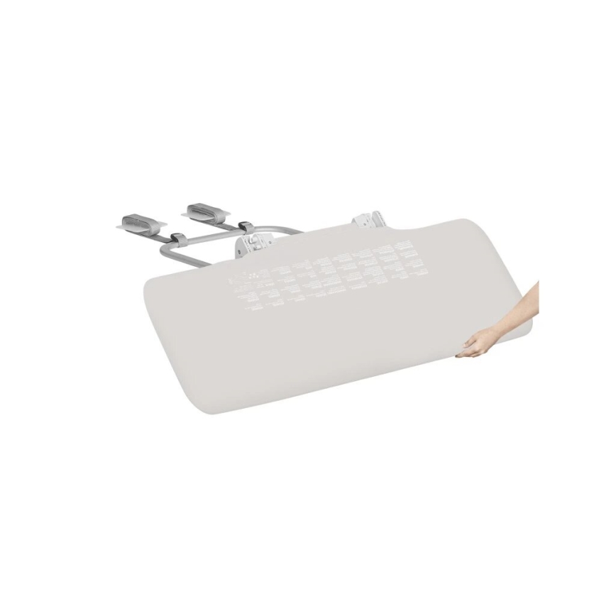 Lionelo - Barierka zabezpieczająca do łóżka LORA szara