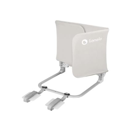 Lionelo - Barierka zabezpieczająca do łóżka LORA szara