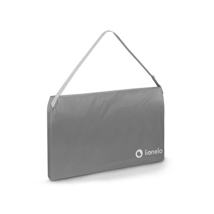 Lionelo - Barierka zabezpieczająca do łóżka LORA XL ciemnoszara