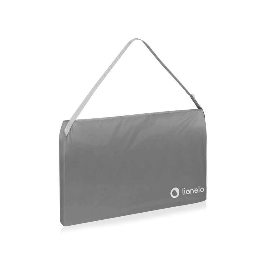 Lionelo - Barierka zabezpieczająca do łóżka LORA XL szara