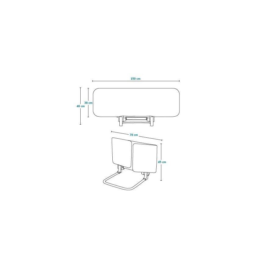 Lionelo - Barierka zabezpieczająca do łóżka LORA XL szara