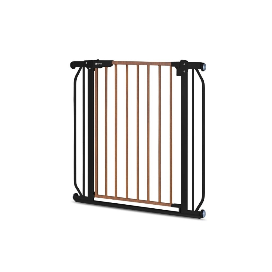 Lionelo - Bariera zabezpieczająca TRUUS SLIM czarna/brązowa