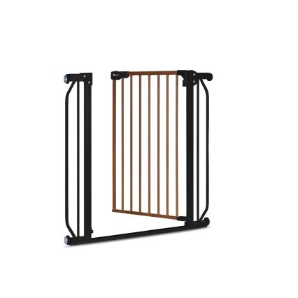 Lionelo - Bariera zabezpieczająca TRUUS SLIM czarna/brązowa