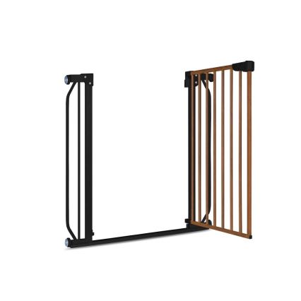 Lionelo - Bariera zabezpieczająca TRUUS SLIM czarna/brązowa