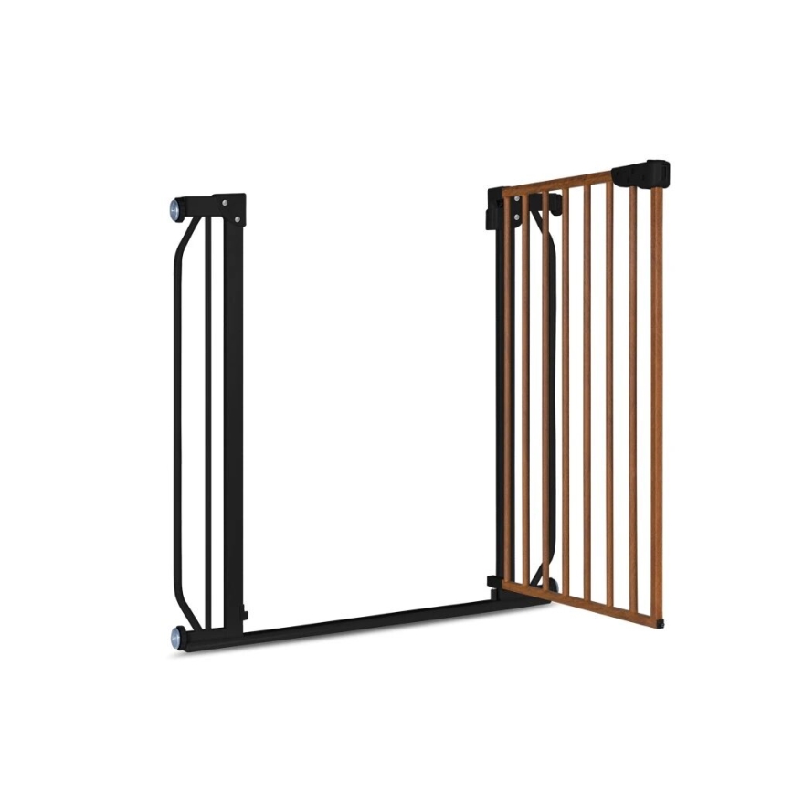 Lionelo - Bariera zabezpieczająca TRUUS SLIM czarna/brązowa