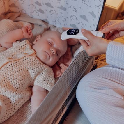 Lionelo - Bezdotykowy termometr na podczerwień FEVERSCAN 2xAAA