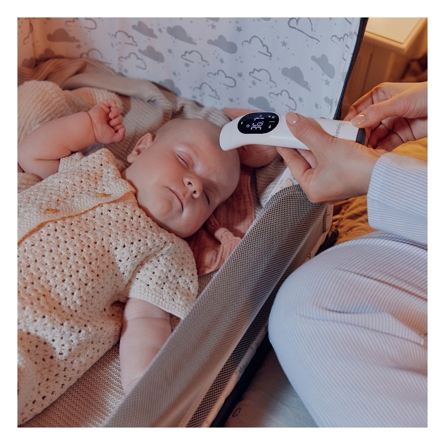 Lionelo - Bezdotykowy termometr na podczerwień FEVERSCAN 2xAAA