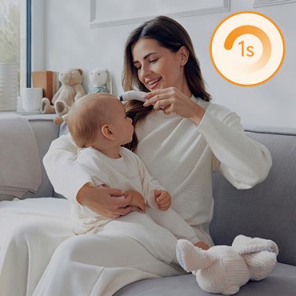 Lionelo - Bezdotykowy termometr na podczerwień FEVERSCAN 2xAAA