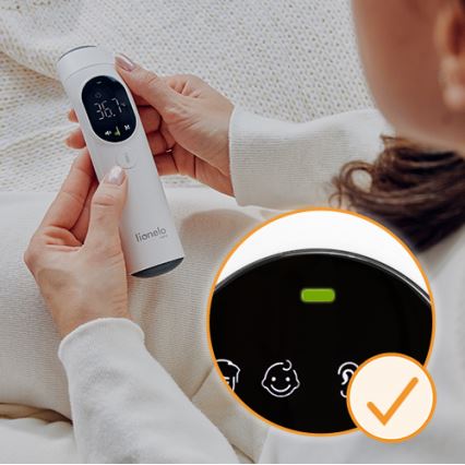 Lionelo - Bezdotykowy termometr na podczerwień FEVERSCAN 2xAAA