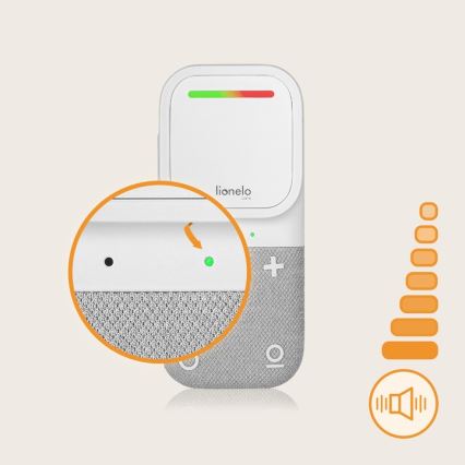 Lionelo - Bezprzewodowa ładowalna audio-niania BABYLINE 2.2 5V