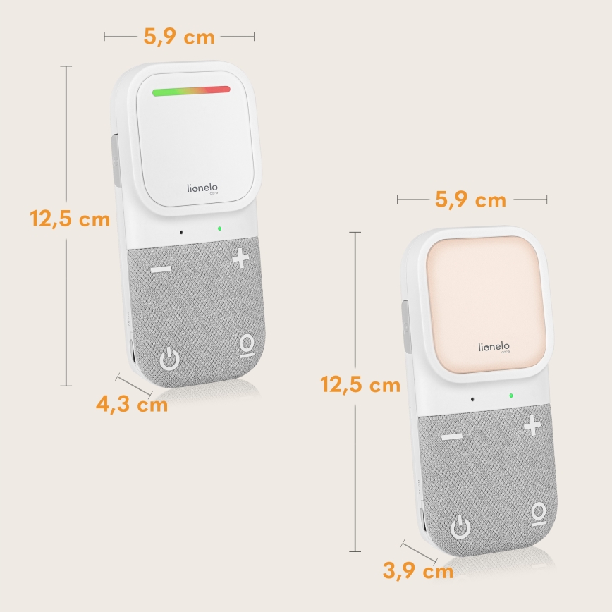 Lionelo - Bezprzewodowa ładowalna audio-niania BABYLINE 2.2 5V