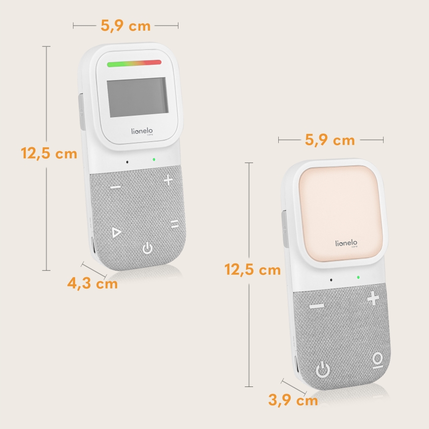 Lionelo - Bezprzewodowa ładowalna audio-niania BABYLINE 2.3 5V