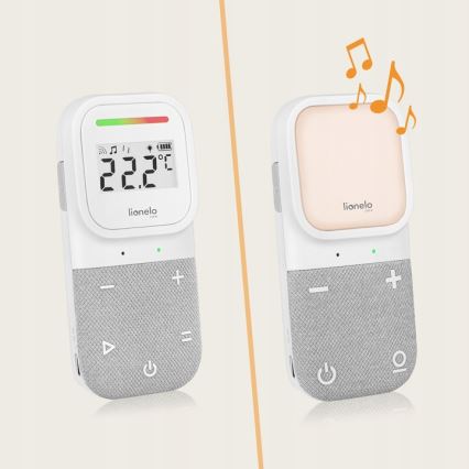 Lionelo - Bezprzewodowa ładowalna niania audio dla dzieci BABYLINE 2.3 5V