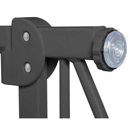 Lionelo - Bramka zabezpieczająca TRUUS SLIM czarna/beżowa