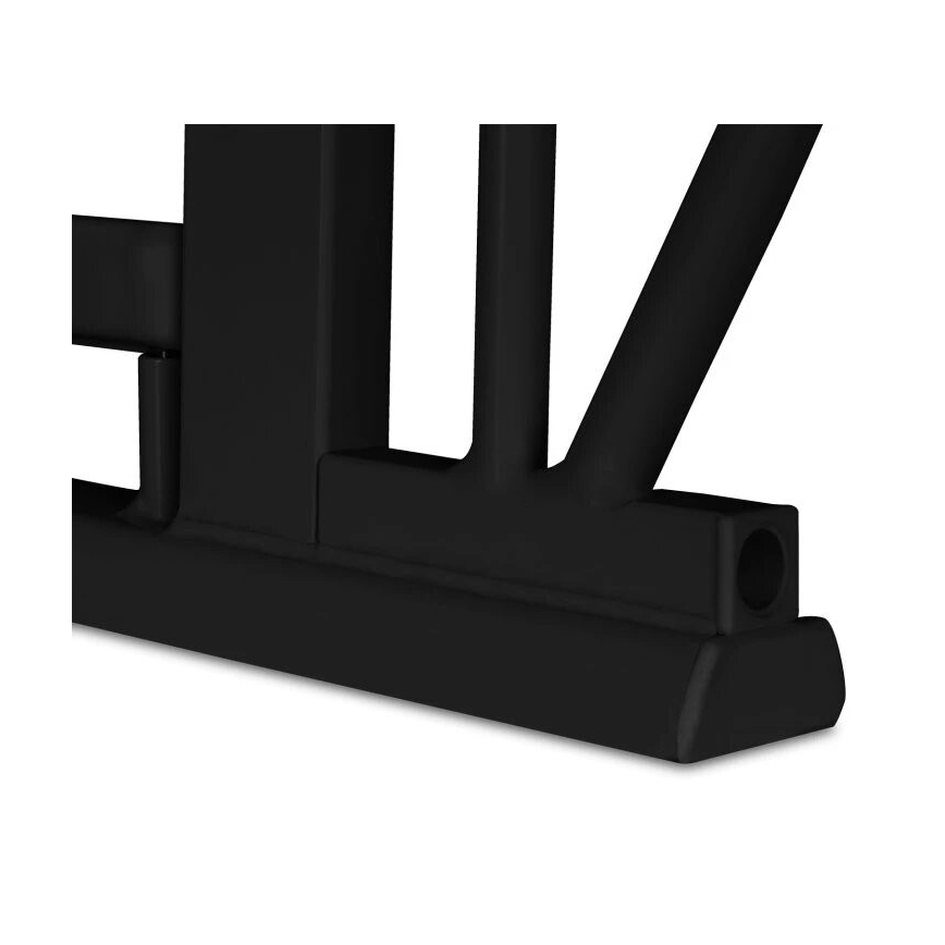 Lionelo - Bramka zabezpieczająca TRUUS SLIM czarna/brązowa