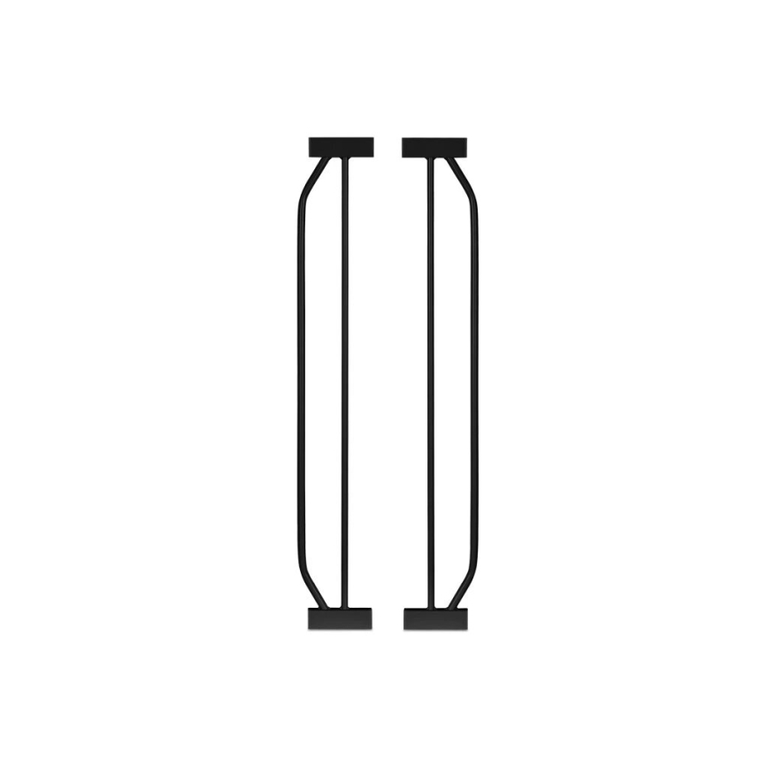 Lionelo - Bramka zabezpieczająca TRUUS SLIM czarna/brązowa