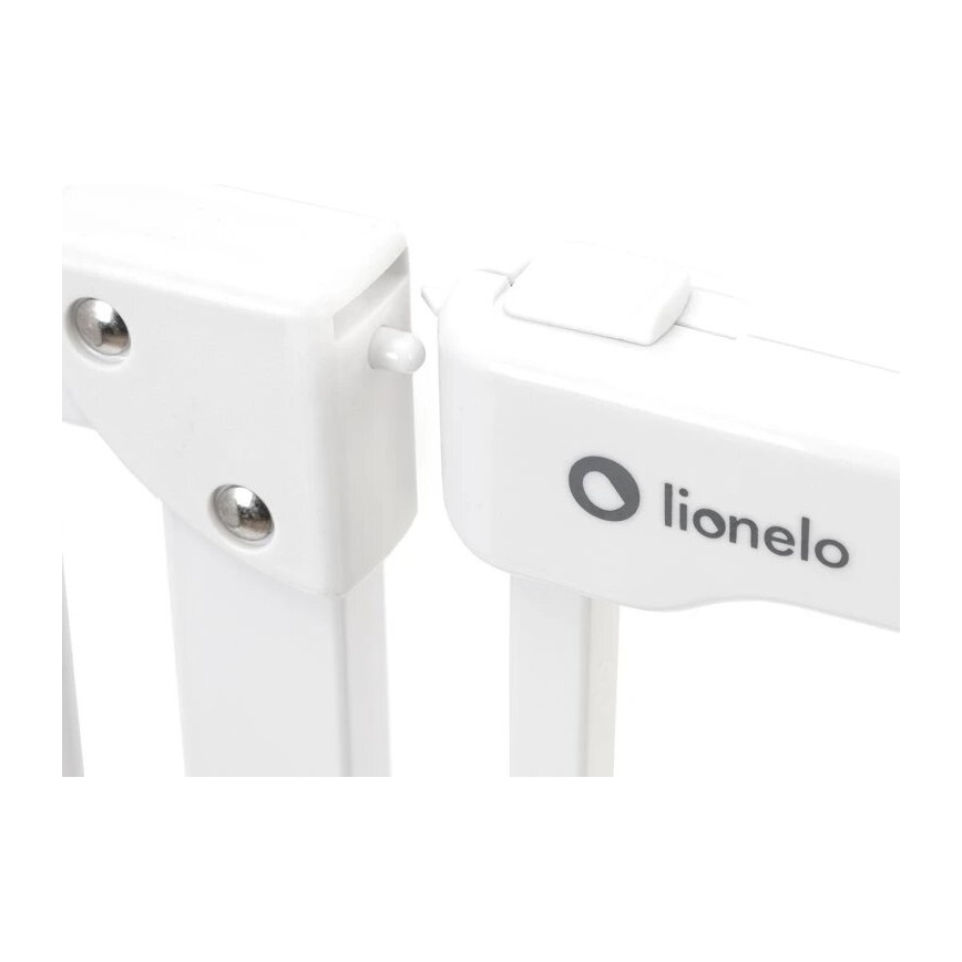 Lionelo - Bramka zabezpieczająca TRUUS SLIM LED 1xAAA biała