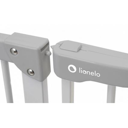 Lionelo - Bramka zabezpieczająca TRUUS SLIM LED 1xAAA szara