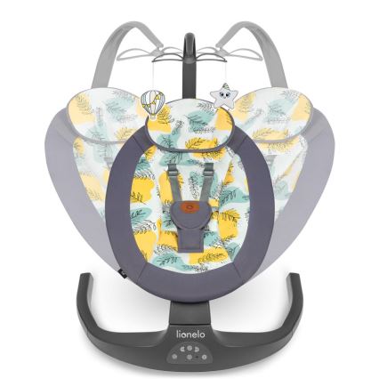 Lionelo - Bujaczek dla dzieci z melodią RALF 4xAA Betonowo-szary + pilot zdalnego sterowania