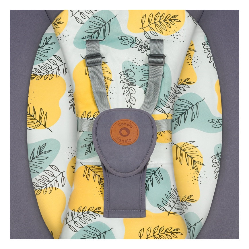 Lionelo - Bujaczek dla dzieci z melodią RALF 4xAA Betonowo-szary + pilot zdalnego sterowania