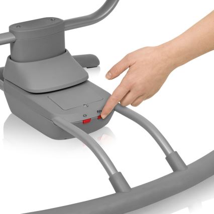 Lionelo - Bujaczek dla dzieci z melodią RIO 4xC Beżowy Latte + zdalne sterowanie