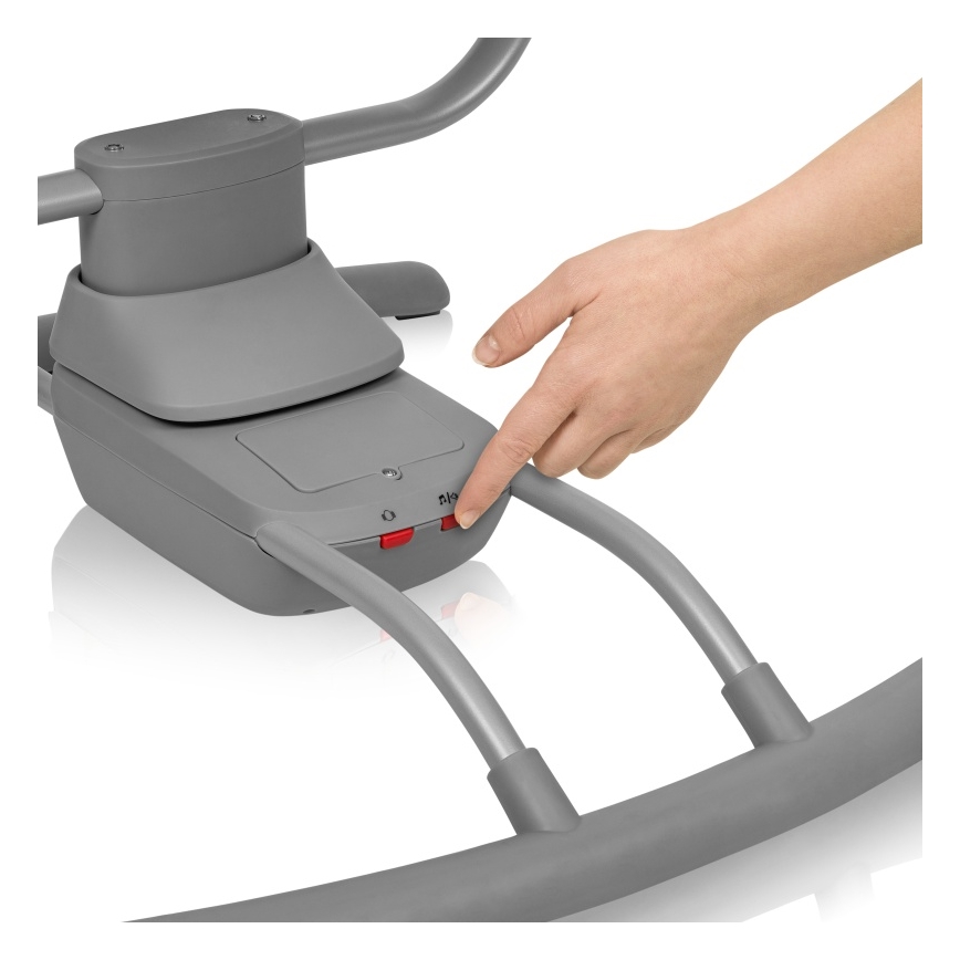 Lionelo - Bujaczek dla dzieci z melodią RIO 4xC Beżowy Latte + zdalne sterowanie