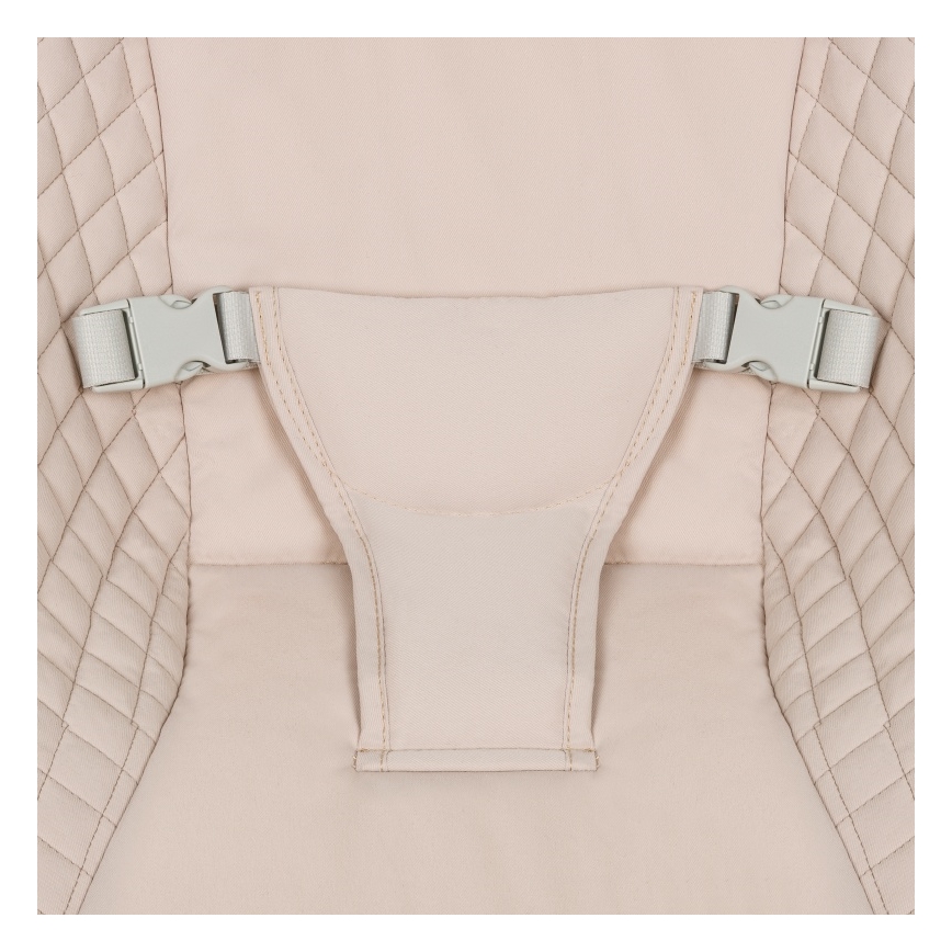 Lionelo - Bujaczek dla dzieci z melodią RIO 4xC Beżowy Latte + zdalne sterowanie