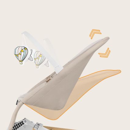 Lionelo - Bujaczek dziecięcy LILAC beżowy