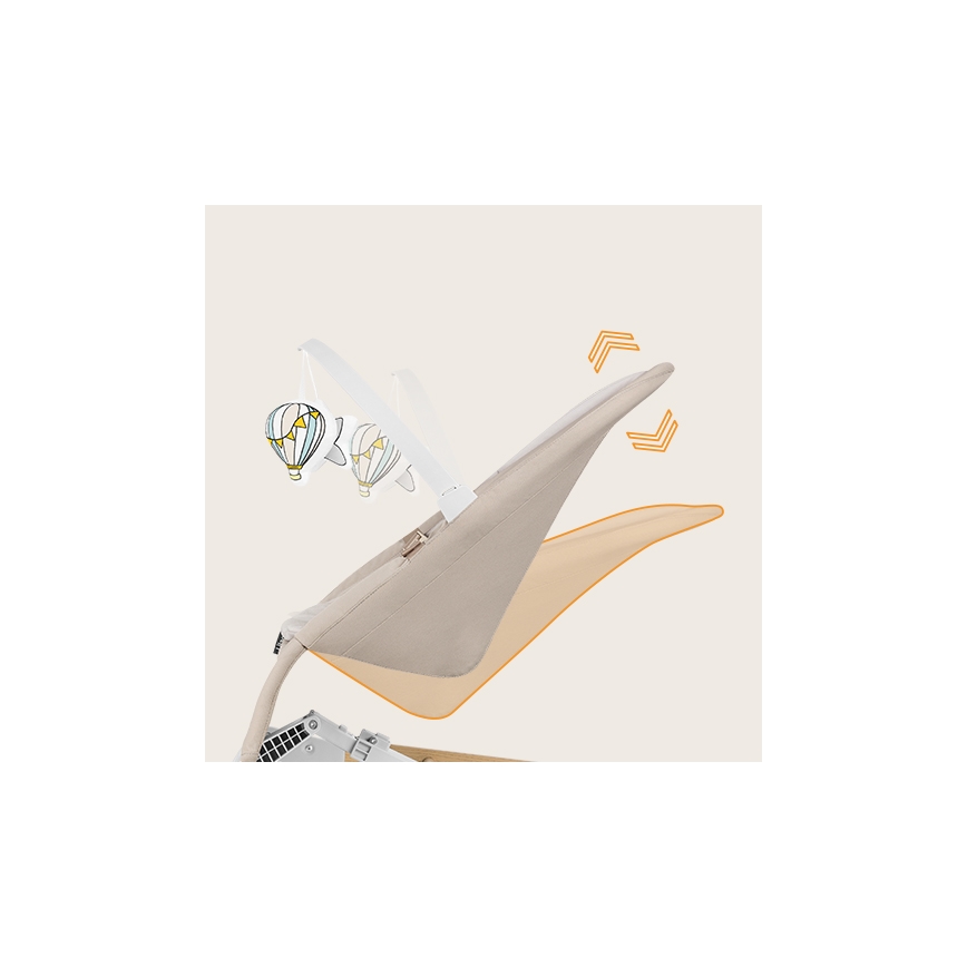 Lionelo - Bujaczek dziecięcy LILAC beżowy