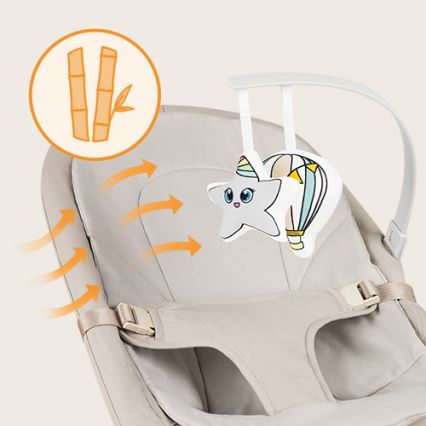 Lionelo - Bujaczek dziecięcy LILAC beżowy