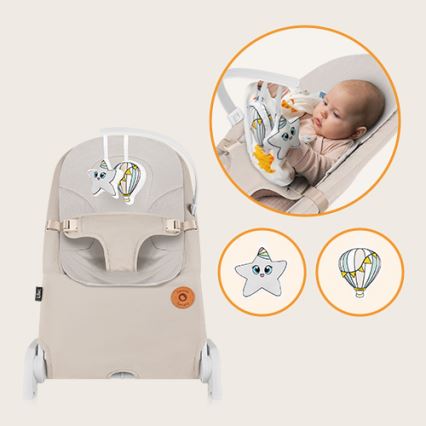 Lionelo - Bujaczek dziecięcy LILAC beżowy