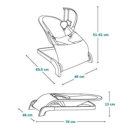 Lionelo - Bujaczek dziecięcy LILAC beżowy